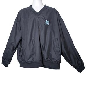 Holloway Mens UNC VTG Tar Heels Pullover Windbreaker XXL Navy Blue